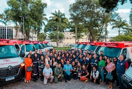 Durante entrega de ambulâncias, Paulo Dantas ﻿confirma construção da nova sede do Samu em Maceió