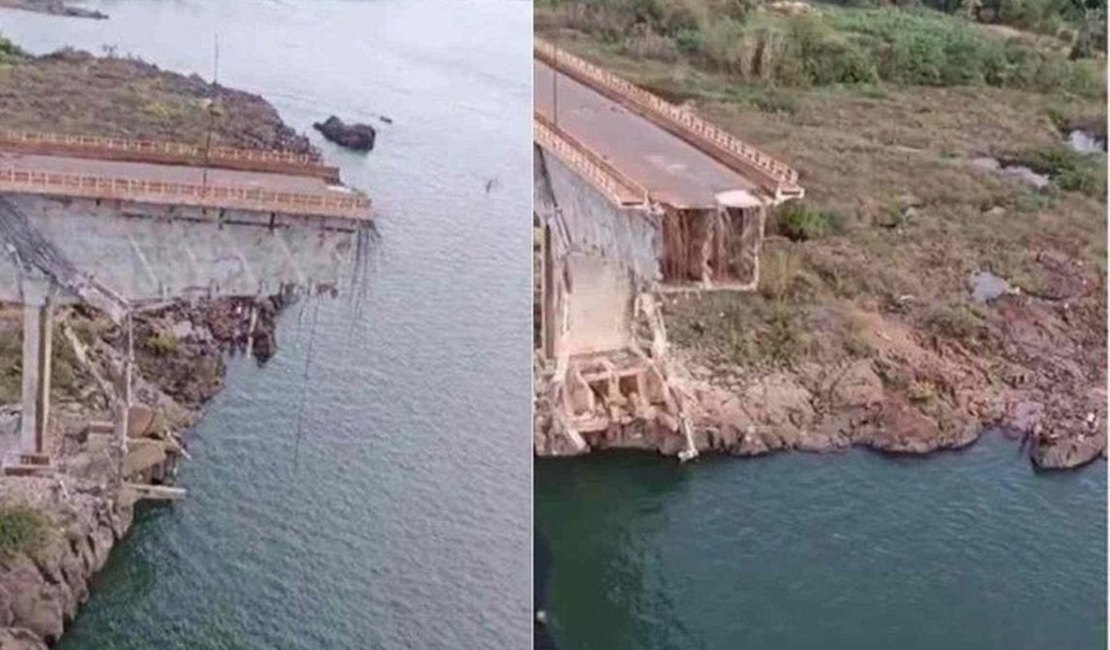 Polícia Federal apura responsabilidade pela queda da ponte