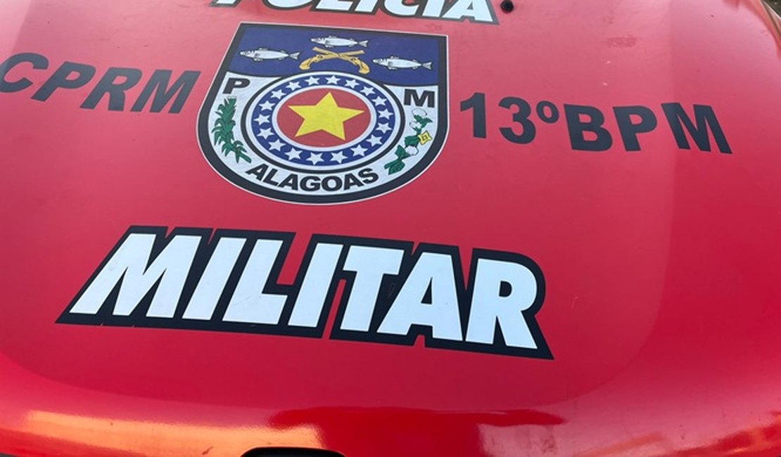 13° BPM prende homem acusado de agredir o próprio pai no Feitosa