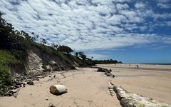 Avanço do mar na praia de Lagoa do Pau em Coruripe