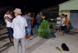 Motociclista perde controle de veículo em quebra-molas e morre em Lagoa da Canoa; passageiro ficou ferido