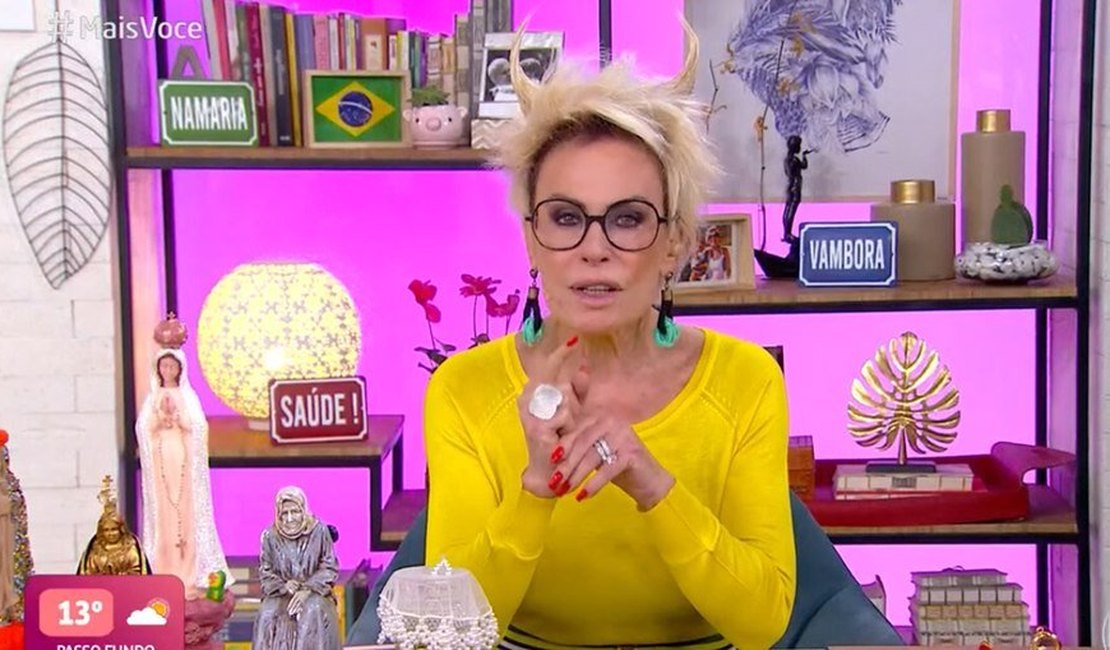 Ana Maria aparece com chifres no 'Mais Você' e dá o que falar na internet