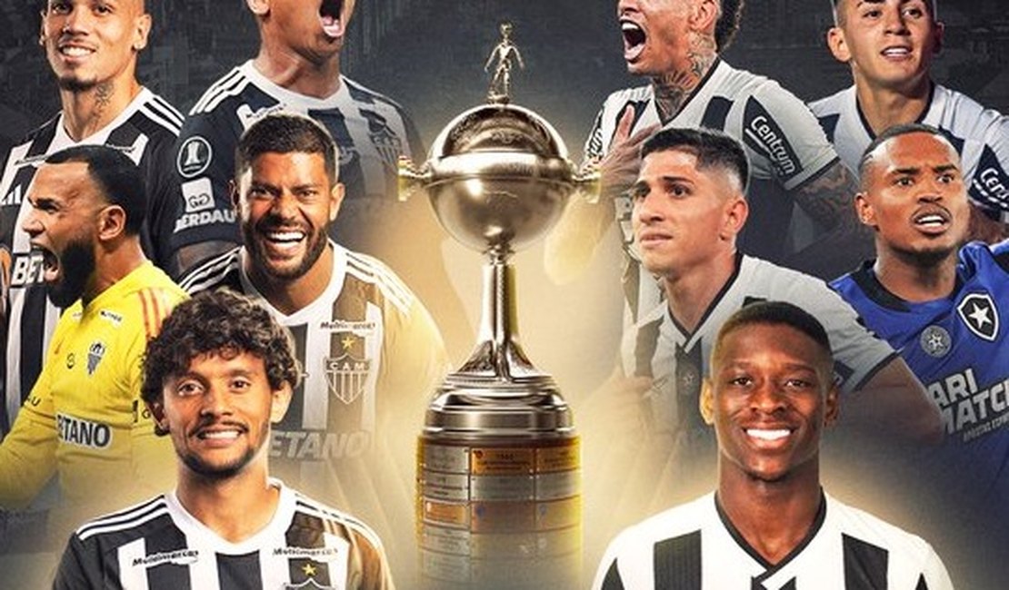 Atlético-MG e Botafogo jogam pela Glória Eterna da Copa Libertadores