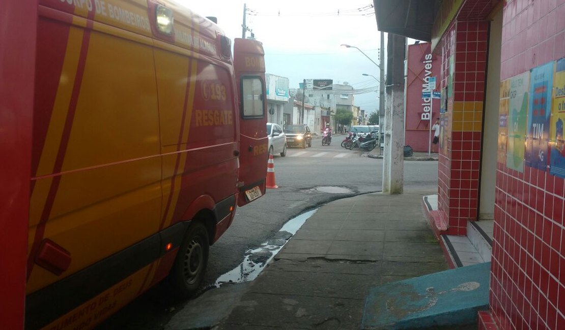 Moto atropela criança no Centro de Arapiraca