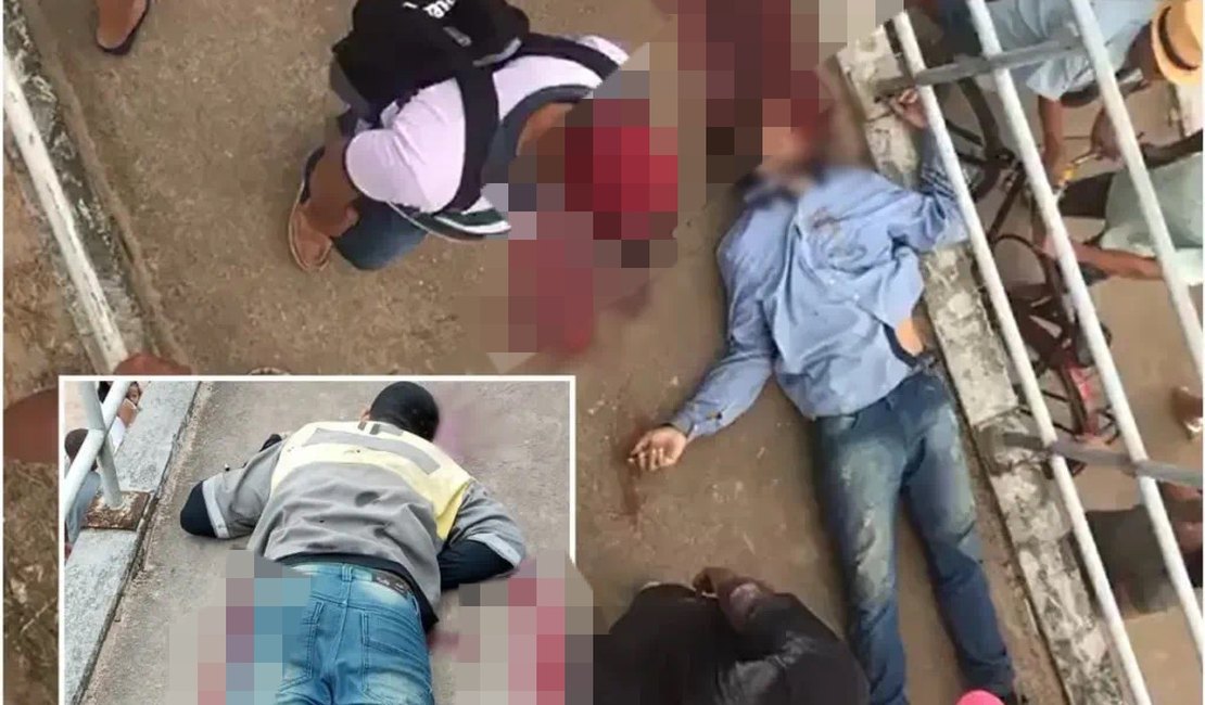 Homens são executados com vários tiros em via pública, no Agreste alagoano