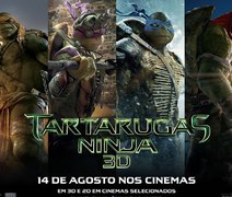 Tem brinde na estreia de 'As Tartarugas Ninja' no Cinesystem
