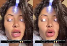 Isolada, Aline Campos diz que busca manicure e massagista com Covid em Noronha