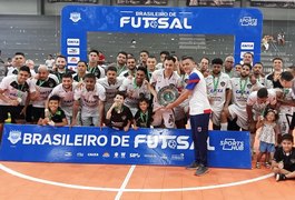 Com goleada de 5 a 2, Atlético Piauiense é campeão do 2º Campeonato Brasileiro de Futsal, em Arapiraca