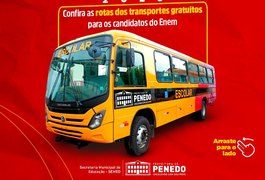 Enem 2023: Prefeitura de Penedo disponibiliza transporte da zona rural para locais da prova na cidade