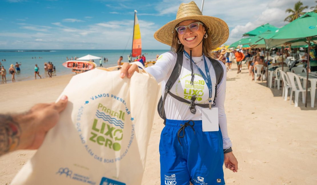Governo de Alagoas participa de atividade socioambiental na Praia do Francês