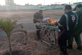 Jovem perde o controle da moto e sofre traumatismo craniano, no interior de Alagoas