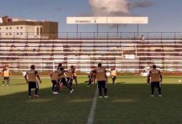 ASA se prepara para o jogo contra o Fortaleza