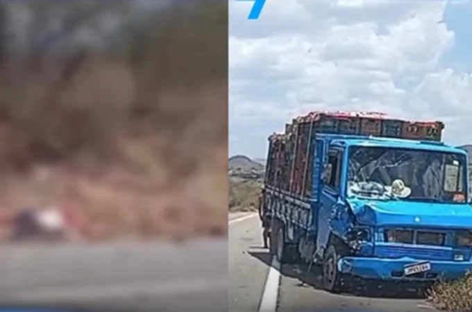 Motociclista morre após colisão com caminhão no povoado Mata Burro, em Estrela de Alagoas