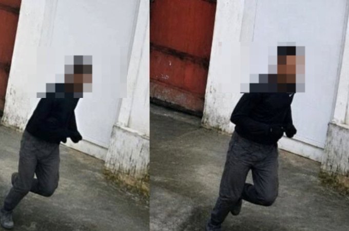 Homem é flagrado por câmeras assaltando casa de idoso no Clima Bom, em Maceió