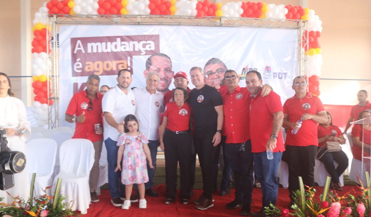 Convenção do PDT com MDB em São Sebastião confirma Kiko Pereira como candidato a Prefeito