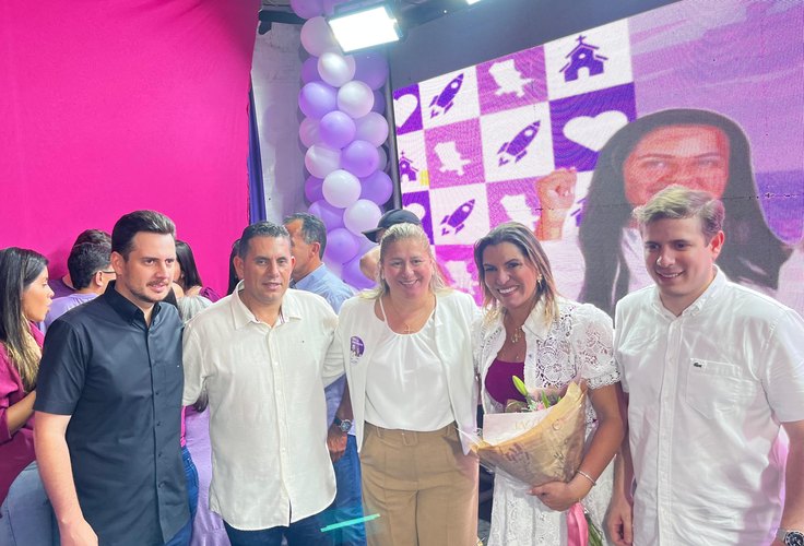 Convenção do Republicanos oficializa candidatura de Adriana Wanderley a prefeita de Tanque d'Arca