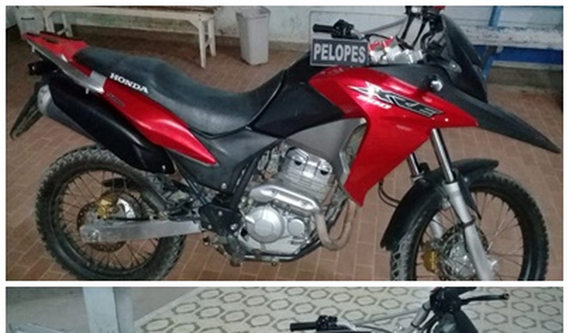 Polícia recupera motos roubadas em Arapiraca