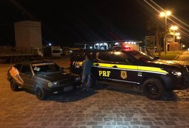 PRF apreende, em São Miguel dos Campos, veículo roubado no Rio de Janeiro