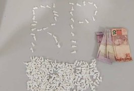 Menor é detido com 341 pedras de crack em São Miguel dos Campos