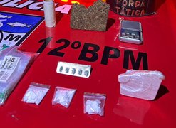12º Batalhão prende homem por tráfico de drogas na Cidade Universitária, em Maceió