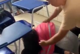 Vídeo. Após discussão, alunas se agridem fisicamente dentro de escola no Agreste alagoano