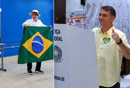 Candidatos a presidência, Lula, Flávio Bolsonaro e Zema já votaram