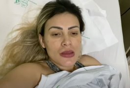 Andressa Urach se pronuncia após ser transferida de hospital: 'Vamos fazer de tudo'