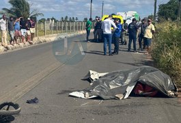 Condutor fica com corpo dilacerado e morre em acidente na zona rural de Lagoa da Canoa