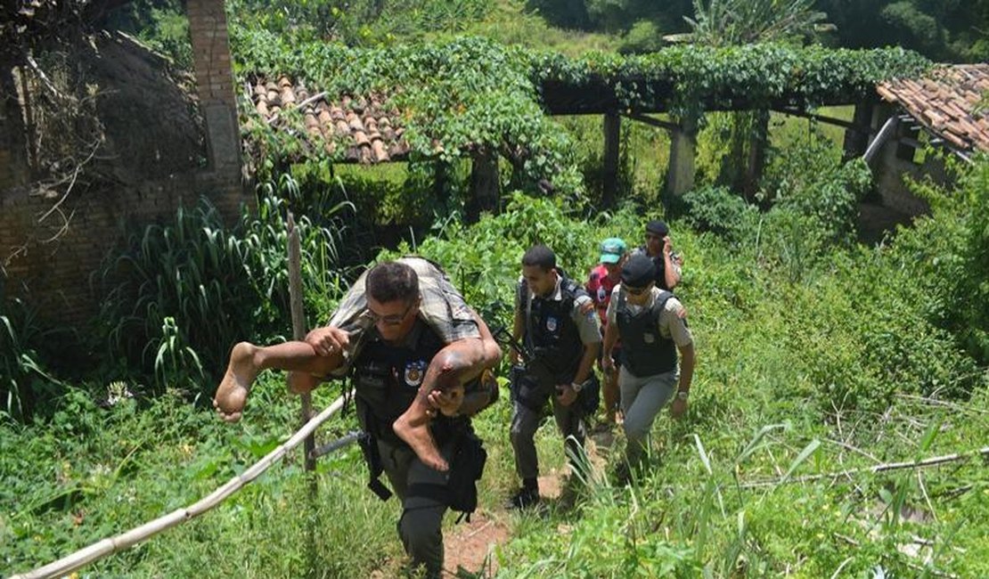 Adolescente é baleado durante troca de tiros em Joaquim Gomes