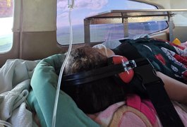 Departamento Estadual de Aviação garante transferência segura de criança com quadro neurológico grave no Sertão