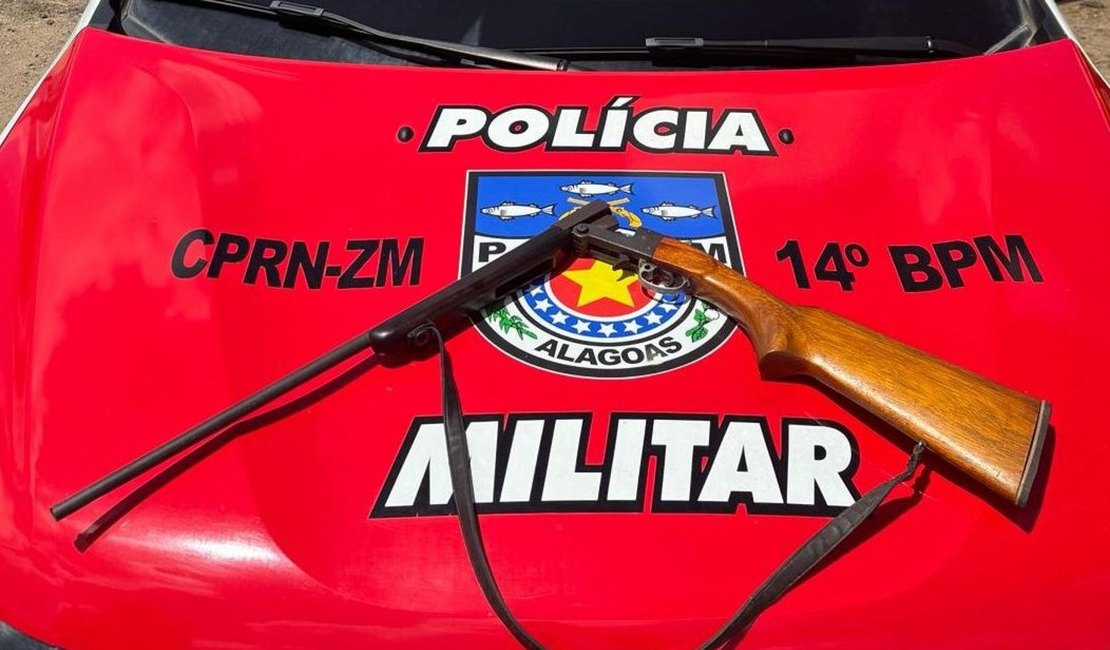 Polícia Militar apreende 24 armas de fogo em uma semana, em Alagoas