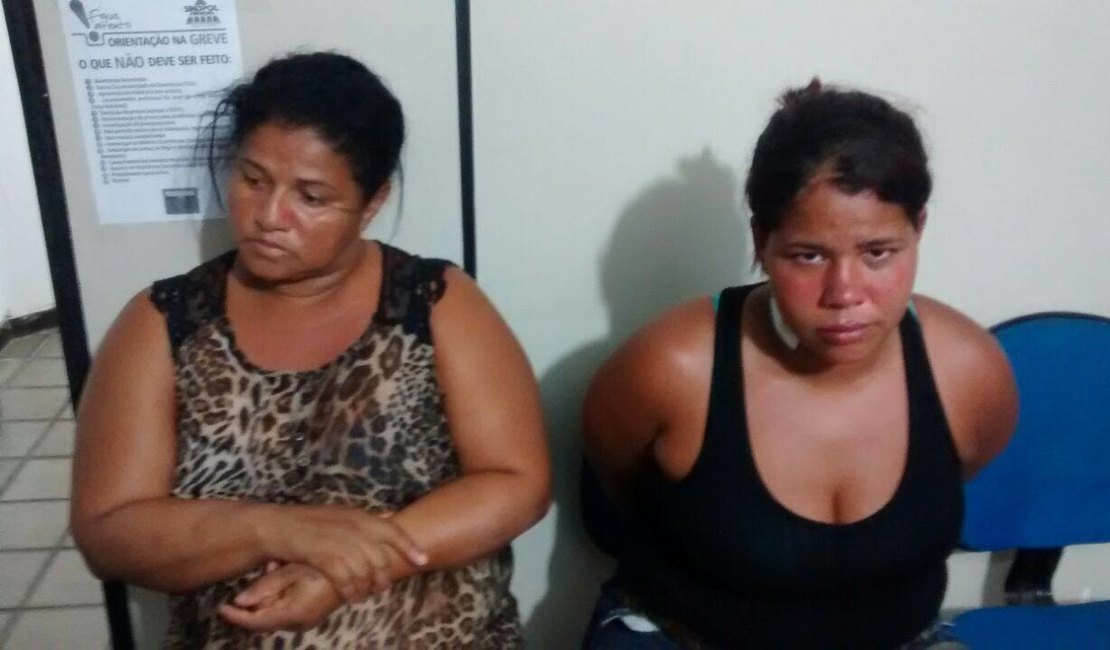 Mulheres são presas com mais de 200 pedras de crack, em São Miguel dos Campos