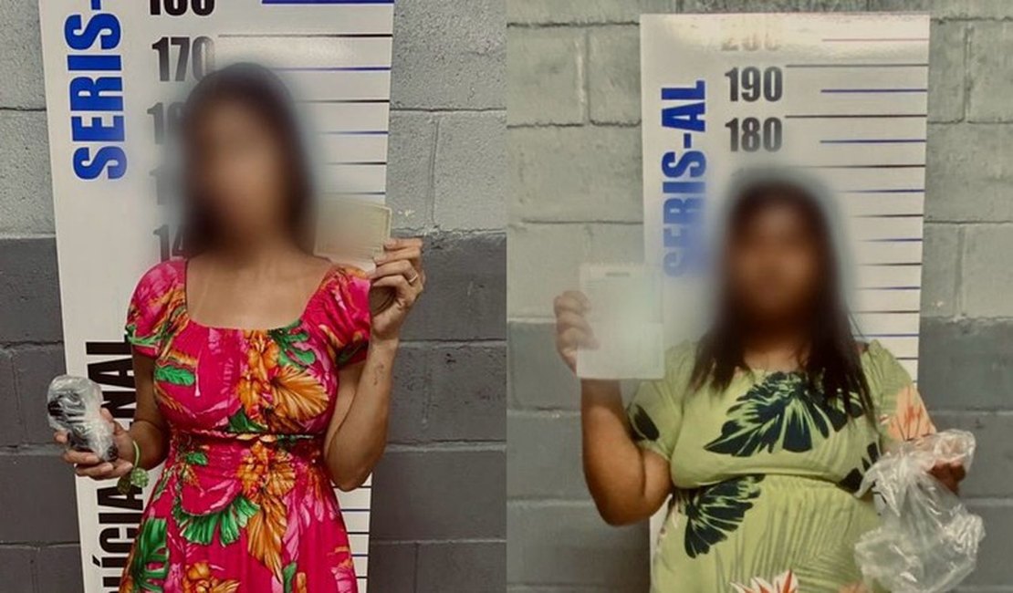 Mulheres são presas tentando entrar em presídio com drogas