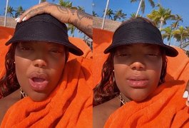 Nas Maldivas, Ludmilla conta episódio engraçado durante brincadeira em tobogã: 'Minha lace saiu'