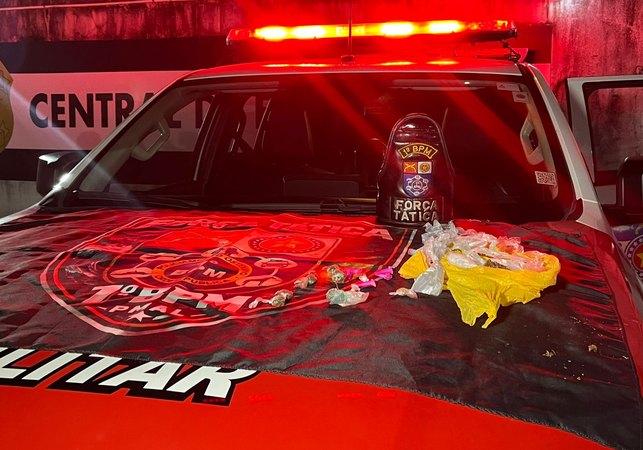 Força Tática do 1º BPM Prende Homem por Tráfico de Drogas no Virgem dos Pobres III