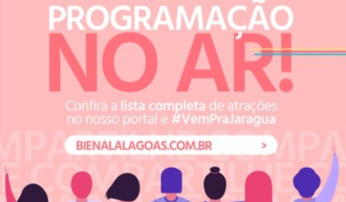 Saiu a programação da Bienal do Livro de Alagoas, confira!