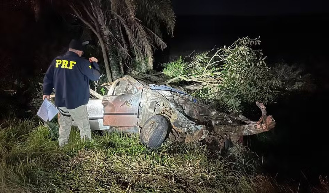 Colisão entre dois carros e um caminhão mata 6 pessoas na BR-471