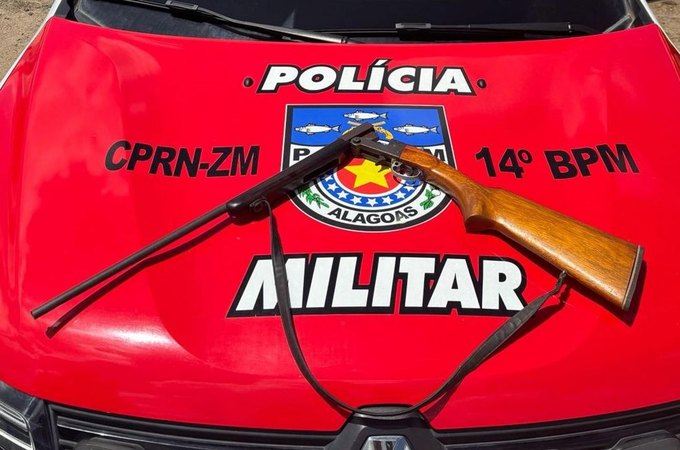 Polícia Militar apreende 24 armas de fogo em uma semana, em Alagoas