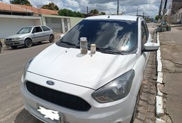 Motorista flagrado com maconha em carro ameaça PM em Arapiraca: 'Você está lascado na minha mão'