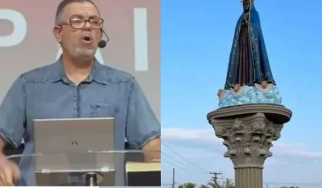VÍDEO: Pastor chama Nossa Senhora Aparecida de 'satanás fantasiado de azul' em culto