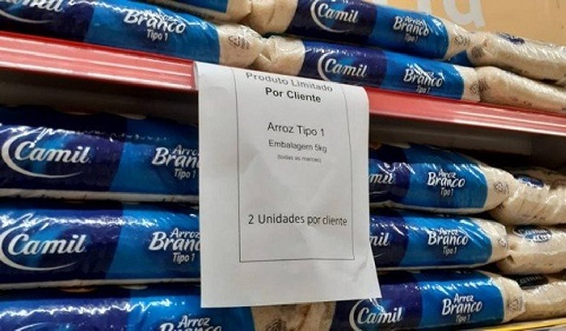 Risco de desabastecimento leva mercados do Rio a limitar compras de alimentos