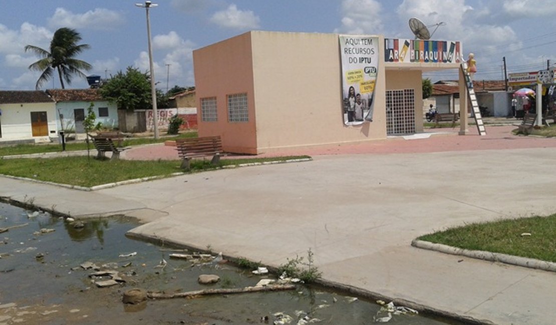 População reclama da falta de limpeza urbana ao redor da Arapiraquinha do bairro Primavera