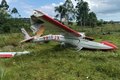 Duas pessoas sobrevivem a queda de avião de pequeno porte no Rio Grande do Sul