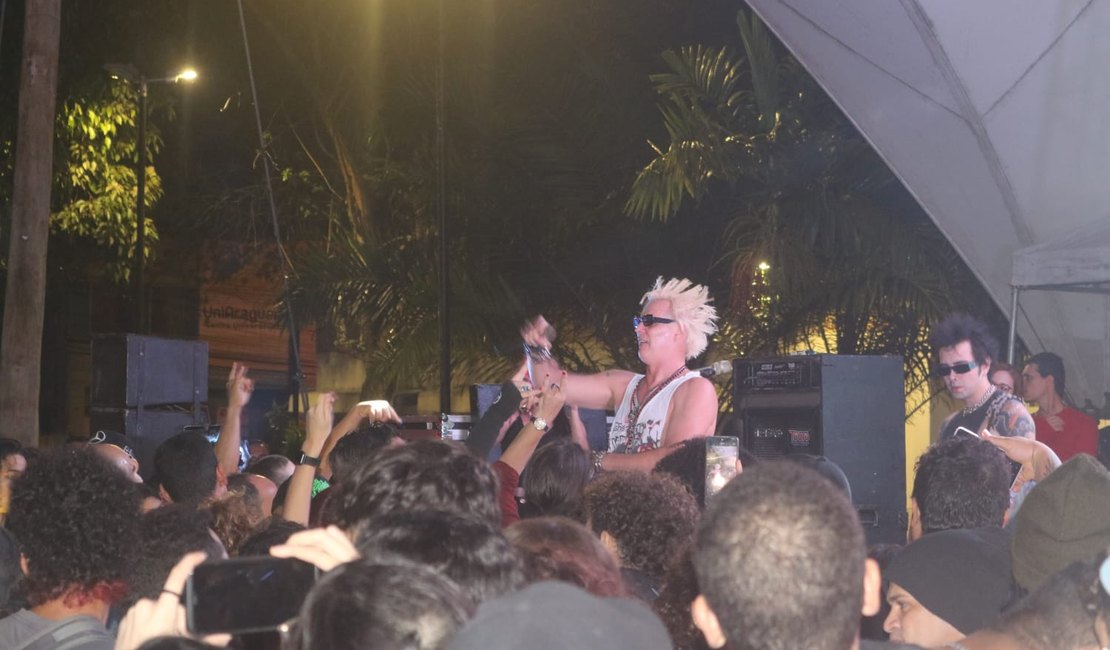 Vìdeo. Dia Mundial do Rock é celebrado em Arapiraca com show de Supla e outras atrações artísticas