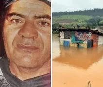 Homem salva esposa de inundação, mas acaba sendo levado pela correnteza do rio em São Miguel dos Campos