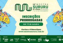 Mostra Sururu prorroga inscrições de curtas-metragens e videoclipes alagoanos