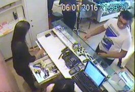 Vídeo mostra suspeito de estelionato procurado pela PC