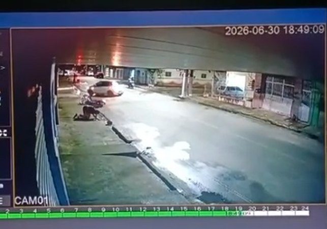 Motorista foge após provocar acidente com motociclista no bairro Brasília, em Arapiraca