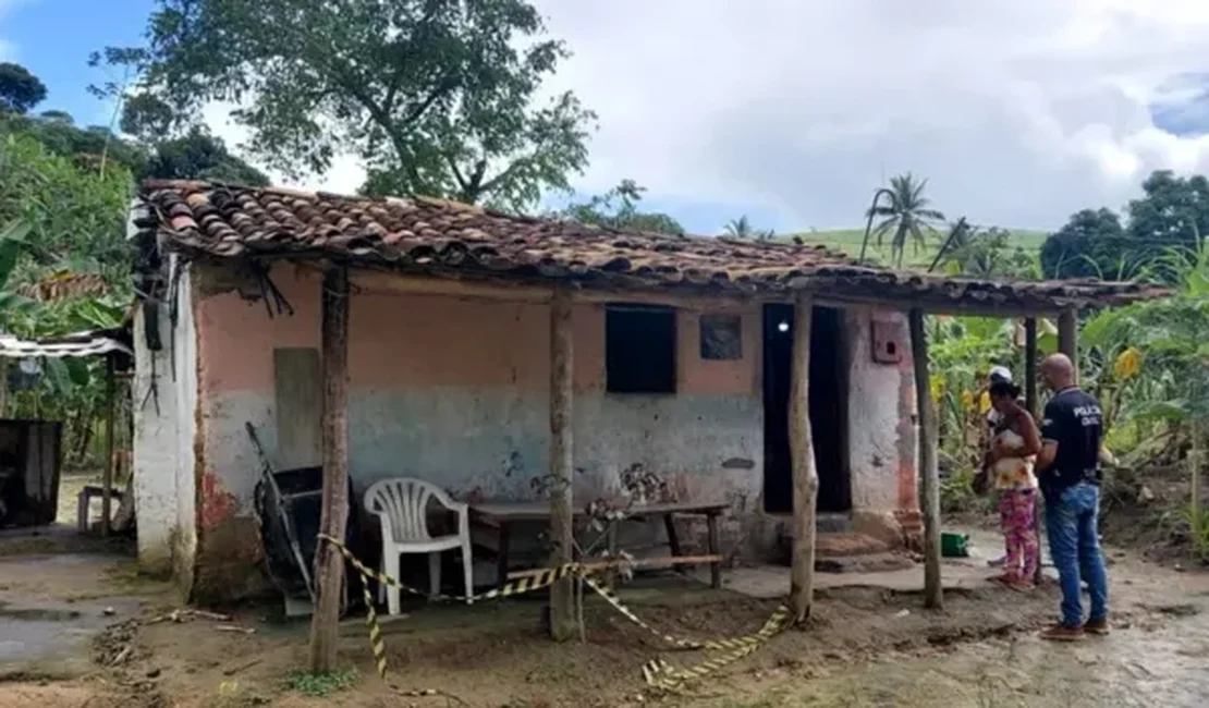 Polícia pede prisão preventiva de idoso suspeito de matar esposa com golpe de machado no interior de Alagoas