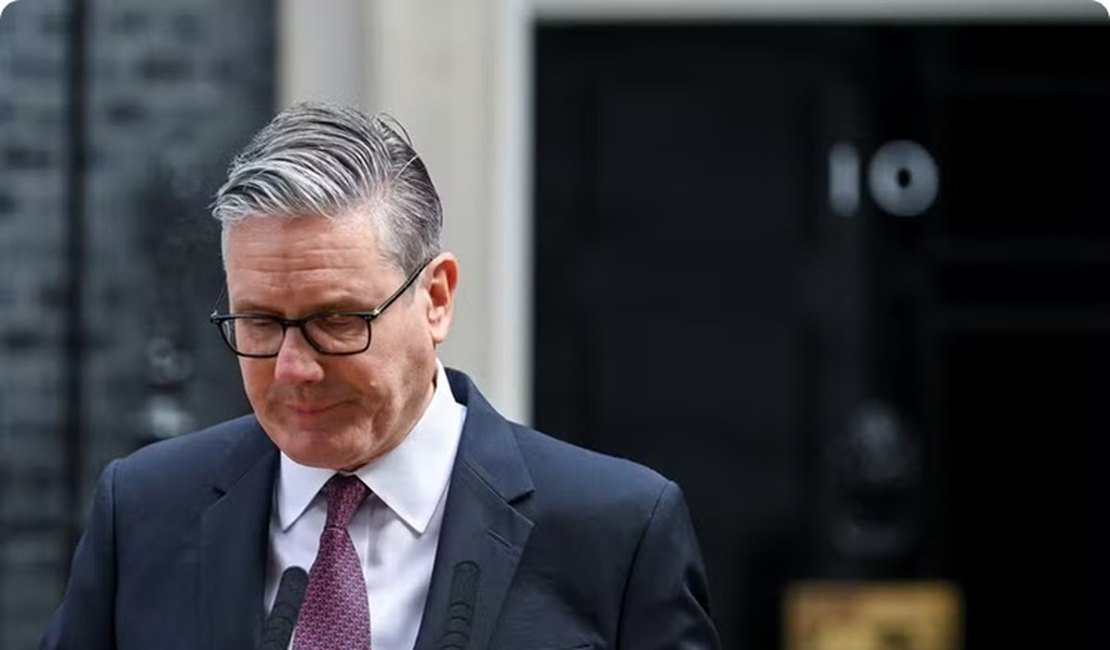 Primeiro-ministro do Reino Unido, Keir Starmer anuncia que irá renunciar